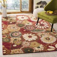 Safavieh Jardin Jar812A Rust / Multi Floral / Country Area Rug