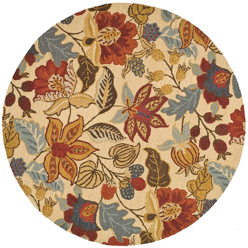 Safavieh Jardin Jar952A Beige / Multi Floral / Country Area Rug