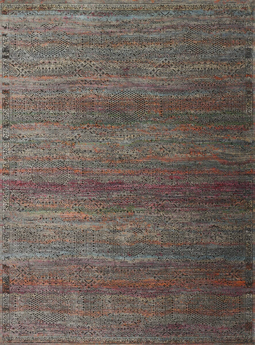 Loloi Javari Jv-02 Charcoal / Sunset Area Rug