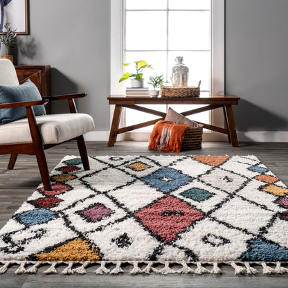 Nuloom Donette Colorful Ndo2975A Beige Area Rug