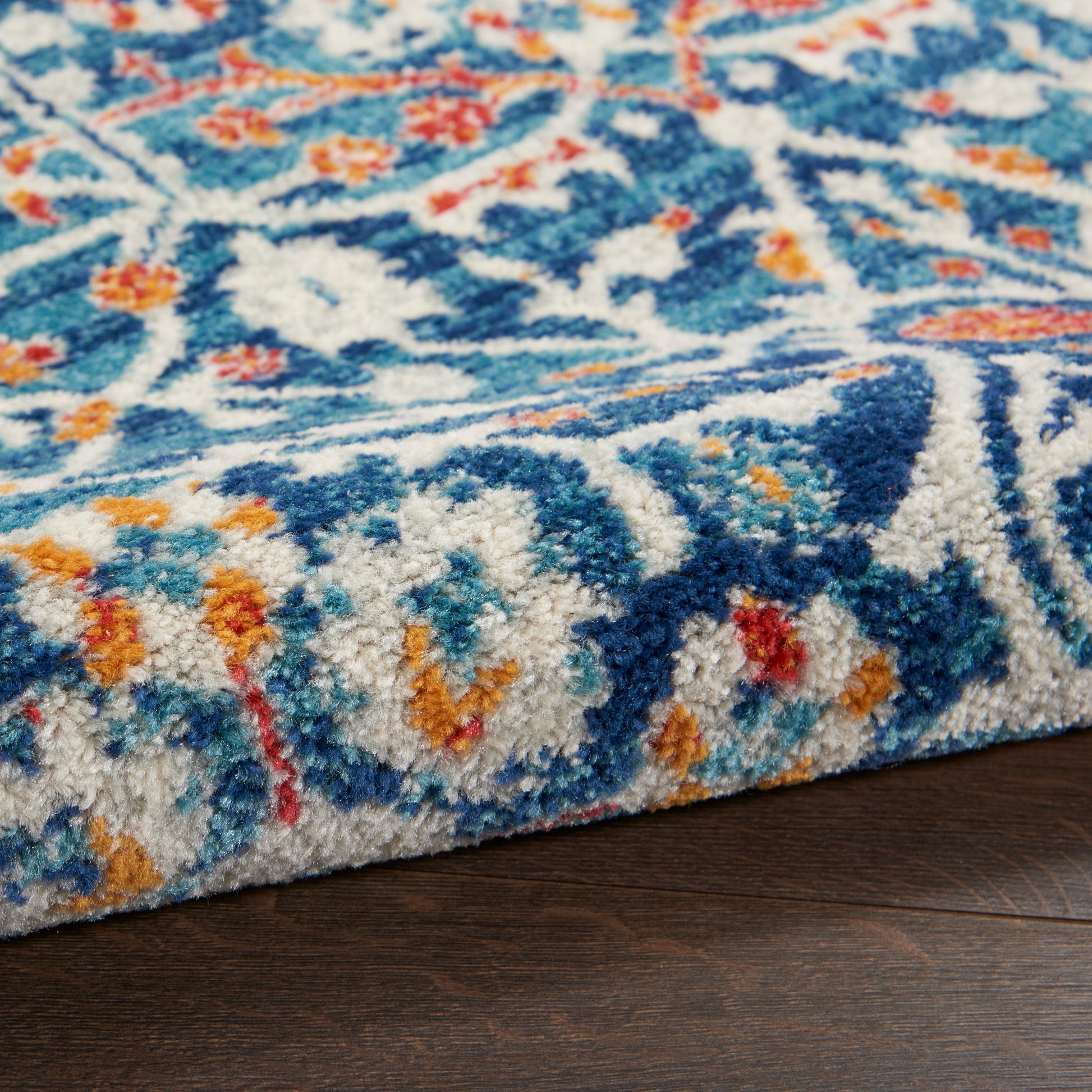 Nourison Passion Psn28 Blue/Multicolor Area Rug