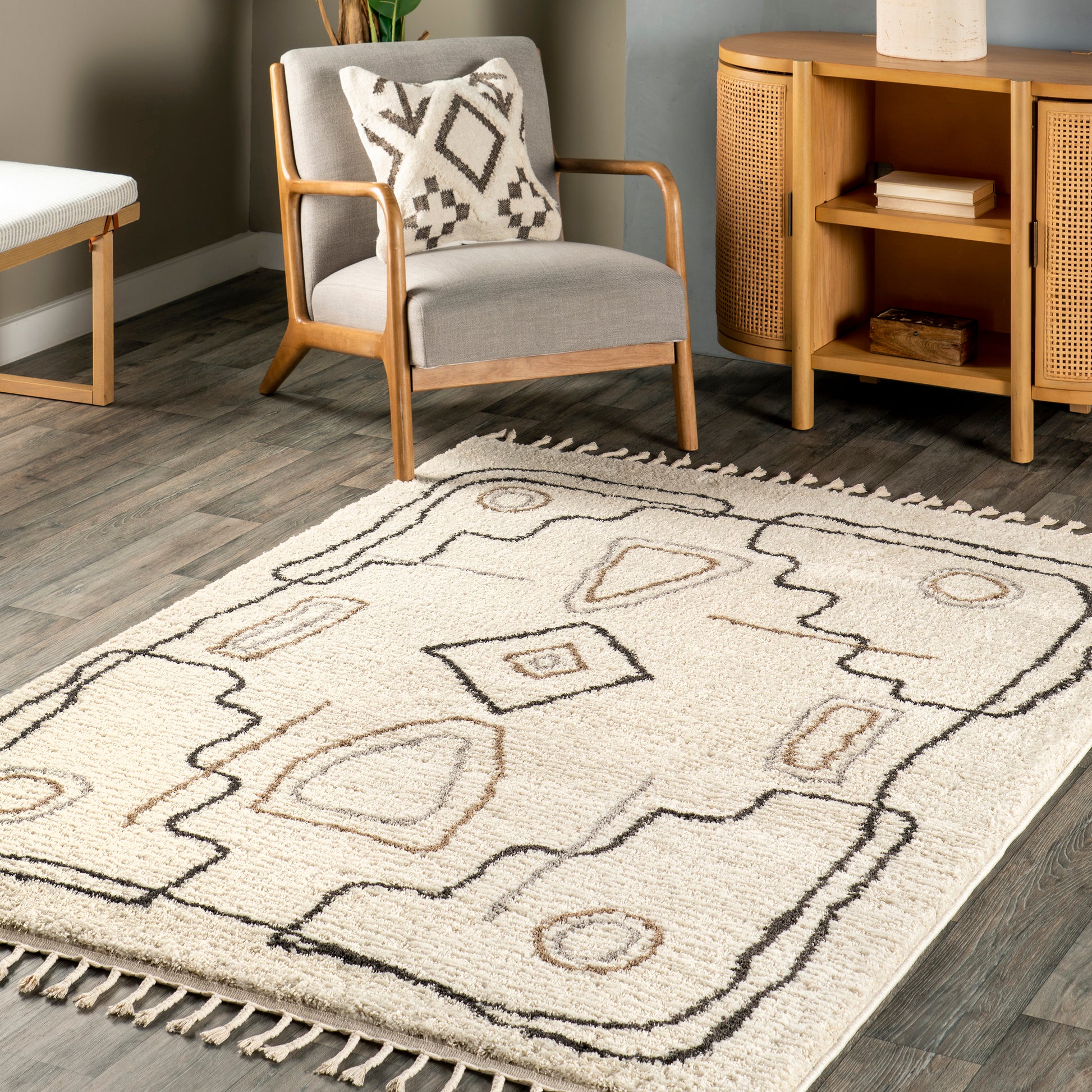 Nuloom Ivana Braided Niv1664A Beige Area Rug