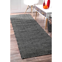 Nuloom Ago Hand Woven Nag2102A Black Area Rug