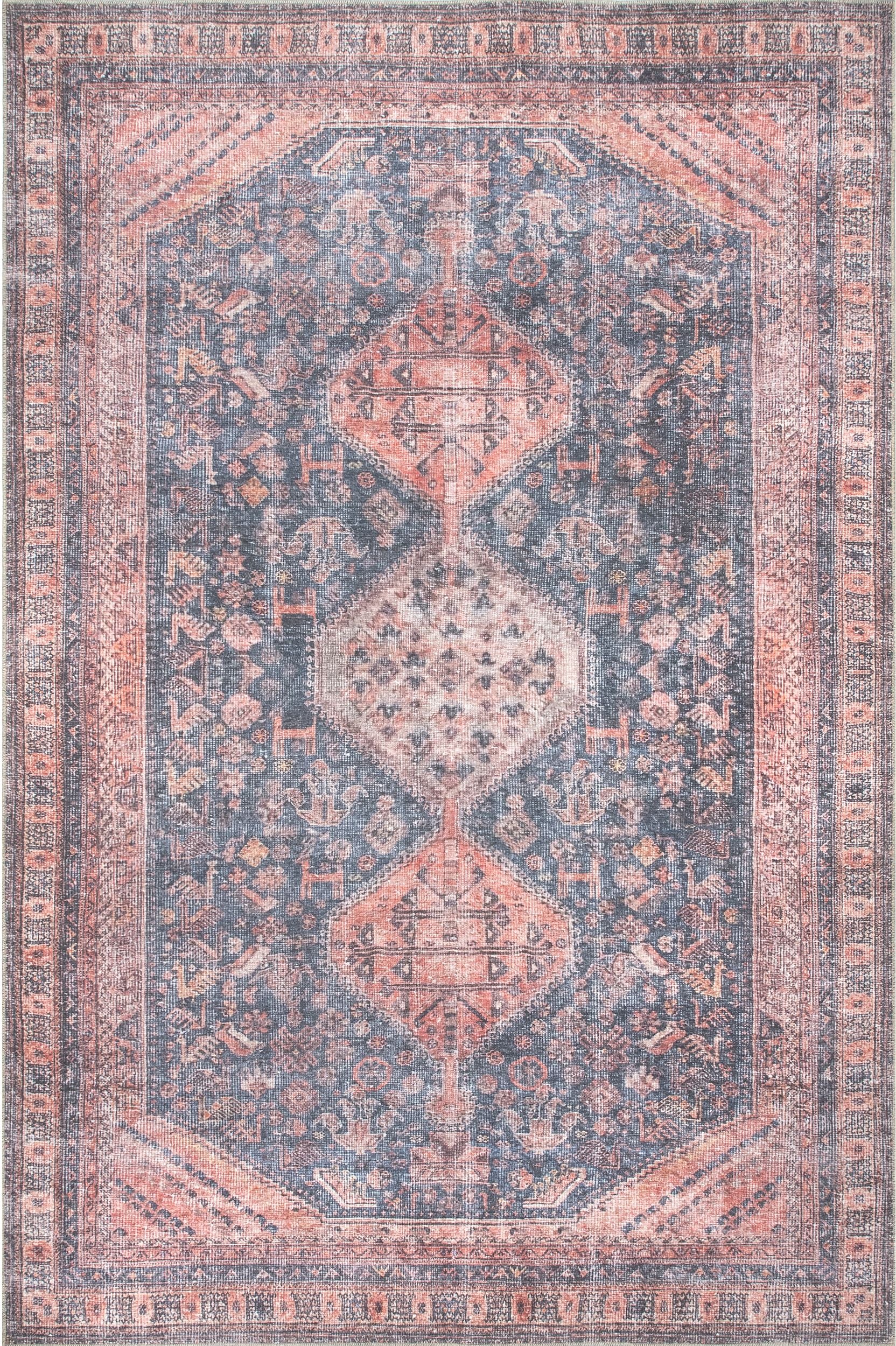 Nuloom Rosemary Worn Nro2814A Rust Area Rug