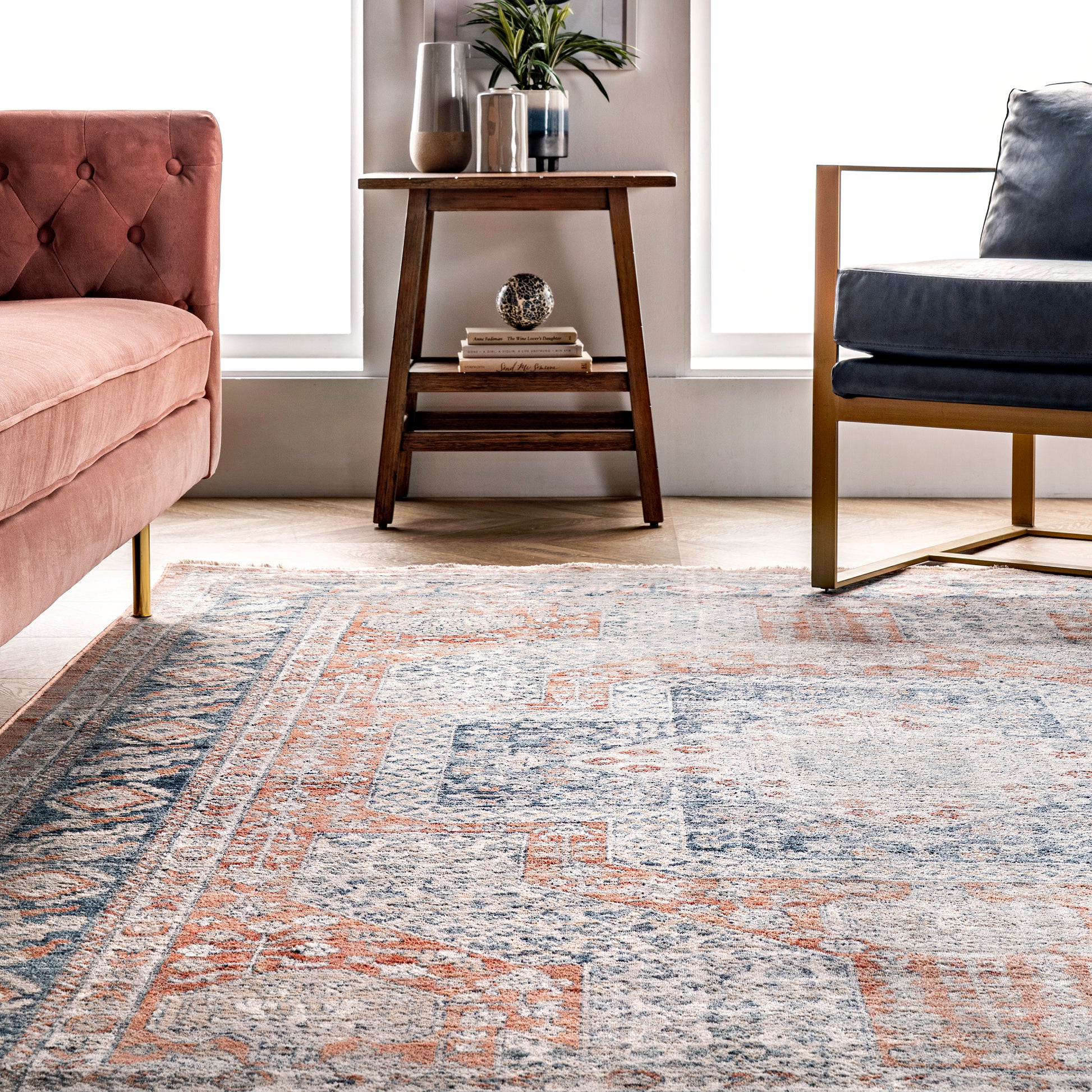 Nuloom Westlyn Nwe2382B Rust Area Rug