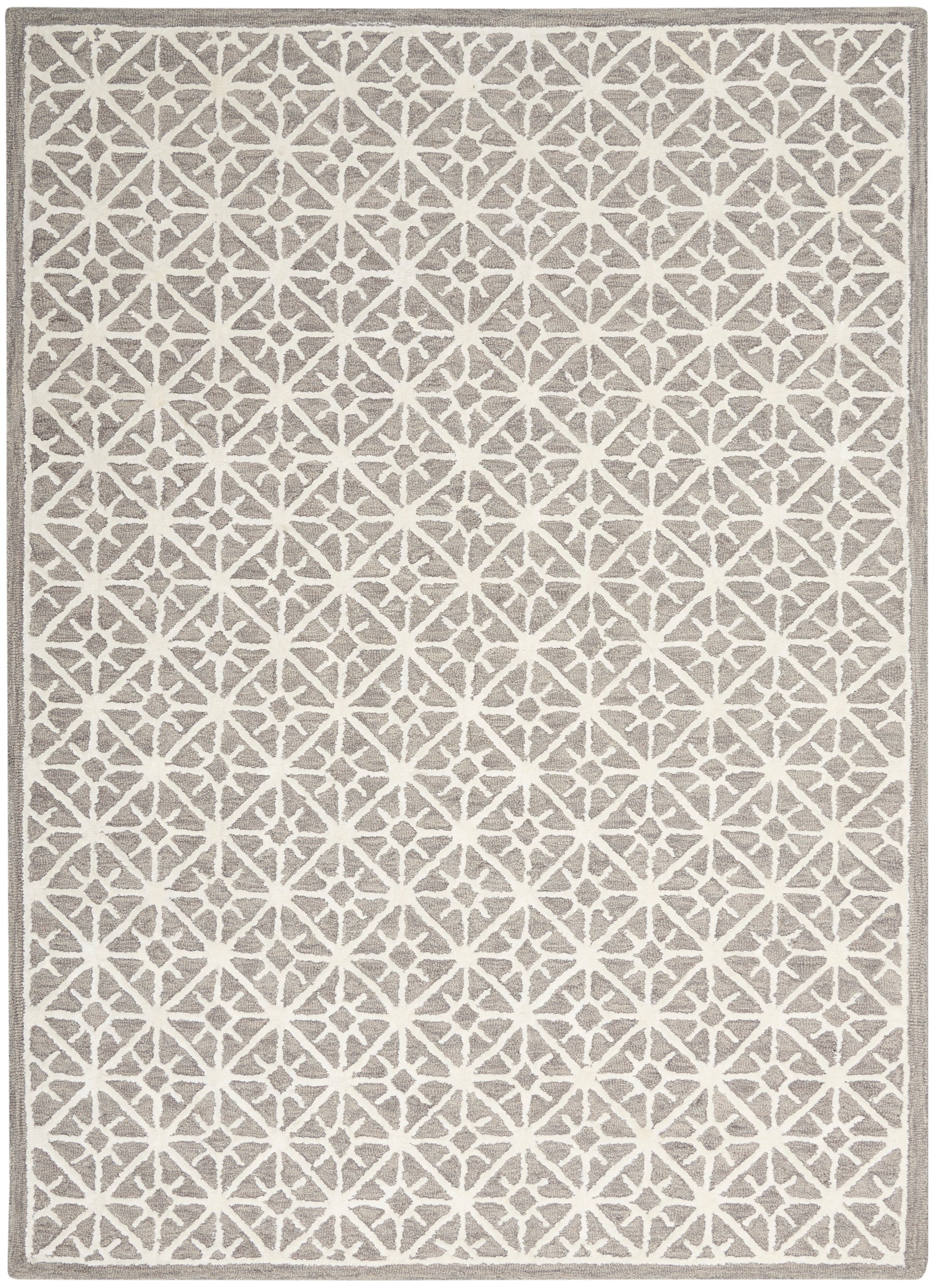 Nourison Nicole Curtis Series 2 Sr201 Grey Area Rug