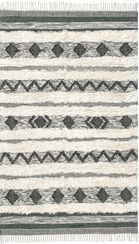 Nuloom Nylah Nny3321A Black And White Area Rug