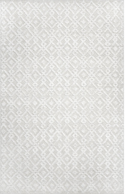 Nuloom Kadence Trellis Texture Nka3270A Ivory Area Rug