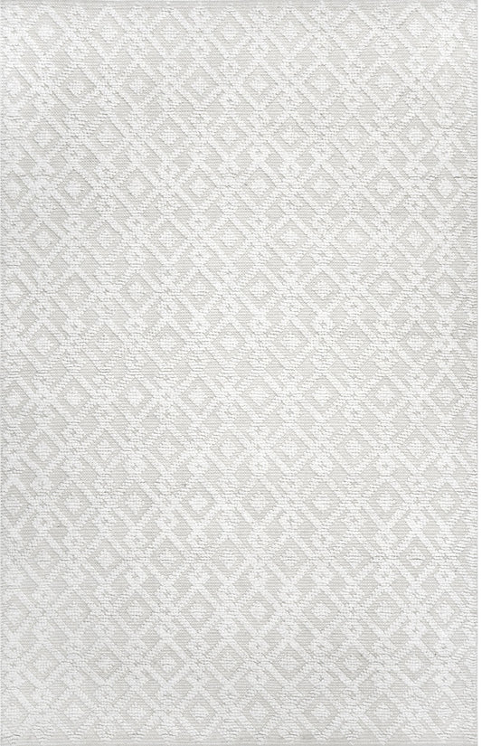 Nuloom Kadence Trellis Texture Nka3270A Ivory Area Rug