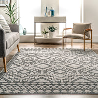 Nuloom Cameron Moroccan Nca1317B Gray Area Rug