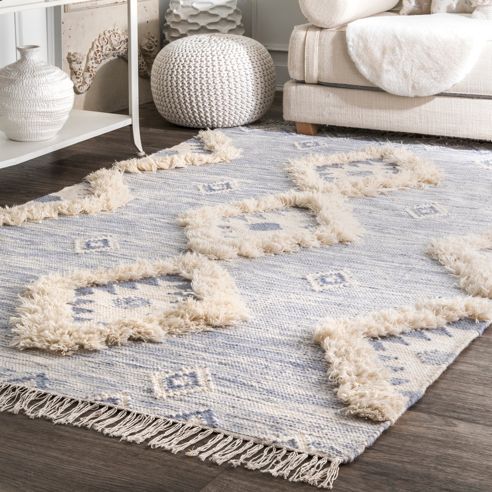 Nuloom Savannah Moroccan Nsa3319C Blue Area Rug