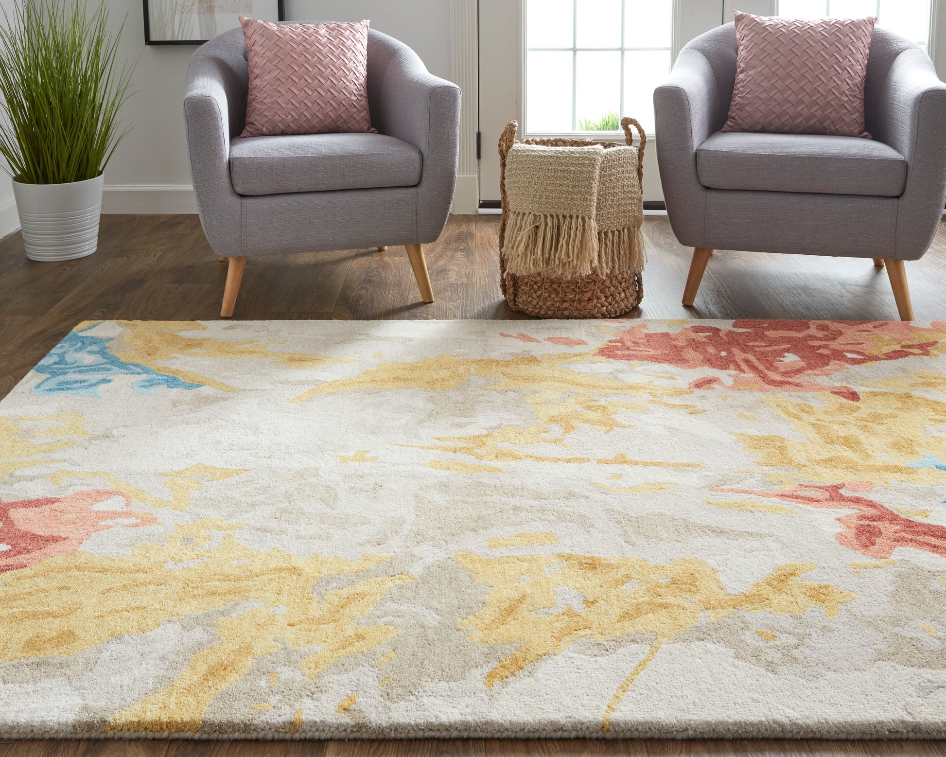 Feizy Everley 8646F Multi Area Rug