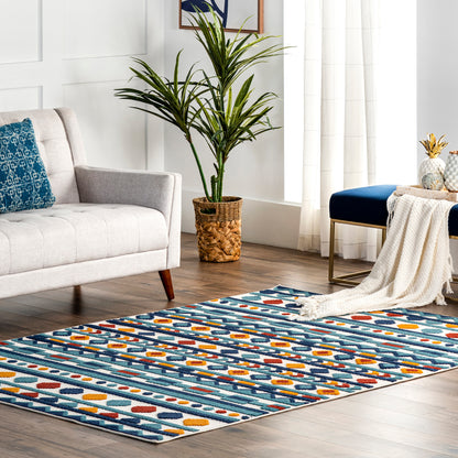 Nuloom Bea Bohemian Nbe2641A Blue Area Rug