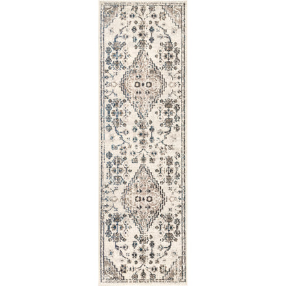 Nuloom Leahy Bohemian Floral Distressed Nle1399A Gray Area Rug