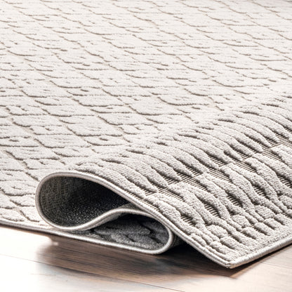 Nuloom Wendy Trellis Nwe3548A Gray Area Rug