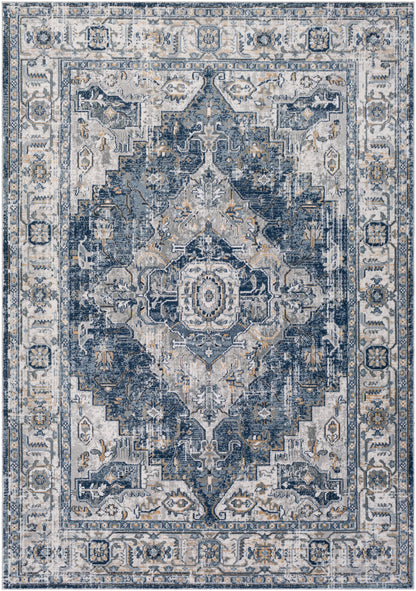 Surya Jolie Jlo-2306 Medium Gray, Tan, Light Gray, Ivory Area Rug