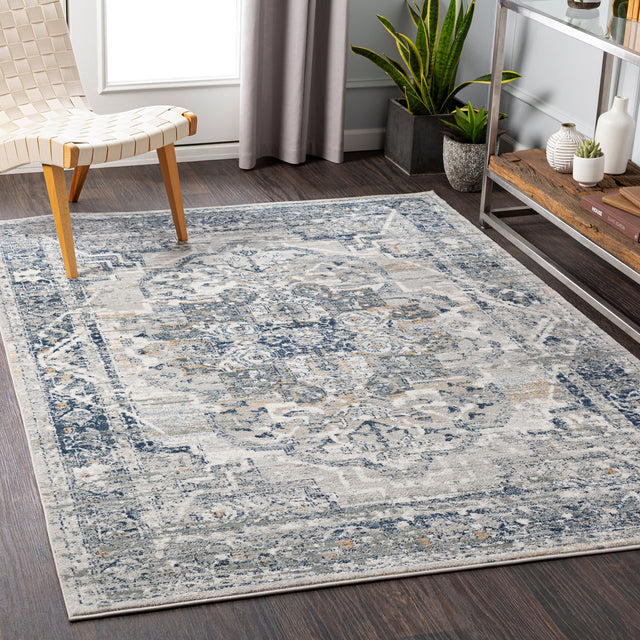 Surya Jolie Jlo-2308 Taupe, Beige, Navy, Medium Gray Rugs.