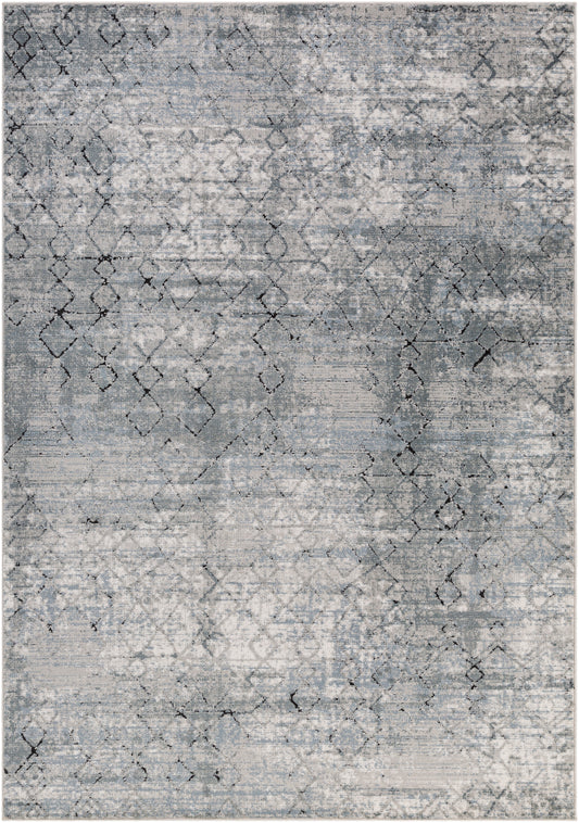 Surya Jolie Jlo-2313 Medium Gray, Light Gray, Ivory, Charcoal Area Rug