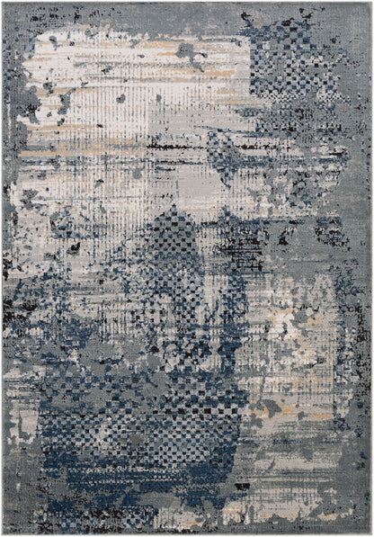 Surya Jolie Jlo-2315 Medium Gray, Tan, Light Gray, Ivory Area Rug