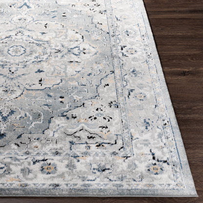 Surya Jolie Jlo-2319 Light Gray, Medium Gray, Silver Gray, Ivory Area Rug