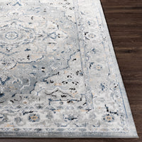 Surya Jolie Jlo-2319 Light Gray, Medium Gray, Silver Gray, Ivory Area Rug