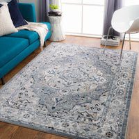 Surya Jolie Jlo-2319 Light Gray, Medium Gray, Silver Gray, Ivory Area Rug