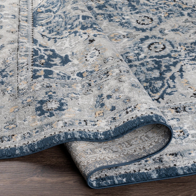 Surya Jolie Jlo-2326 Navy, Medium Gray, Light Gray, Silver Gray Rugs.