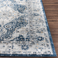 Surya Jolie Jlo-2326 Navy, Medium Gray, Light Gray, Silver Gray Area Rug