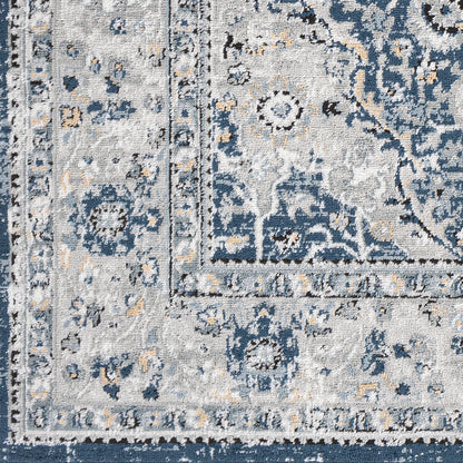 Surya Jolie Jlo-2326 Navy, Medium Gray, Light Gray, Silver Gray Area Rug