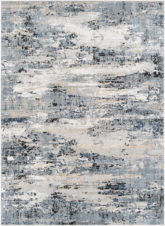 Surya Jolie Jlo-2327 Medium Gray, Silver Gray, Light Gray, Ivory Area Rug