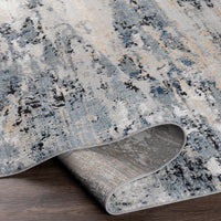 Surya Jolie Jlo-2327 Medium Gray, Silver Gray, Light Gray, Ivory Area Rug