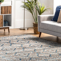 Nuloom Vintage Sherell Nvi2401A Taupe Area Rug