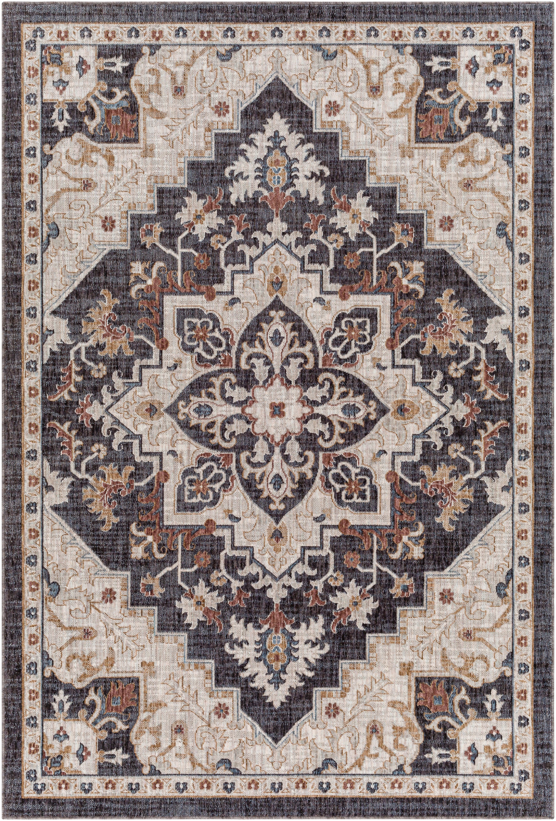 Surya Juliet Jlt-2302 Black Area Rug