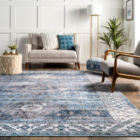 AreaRugs.com Wavaj Nwa1065A Blue Area Rug