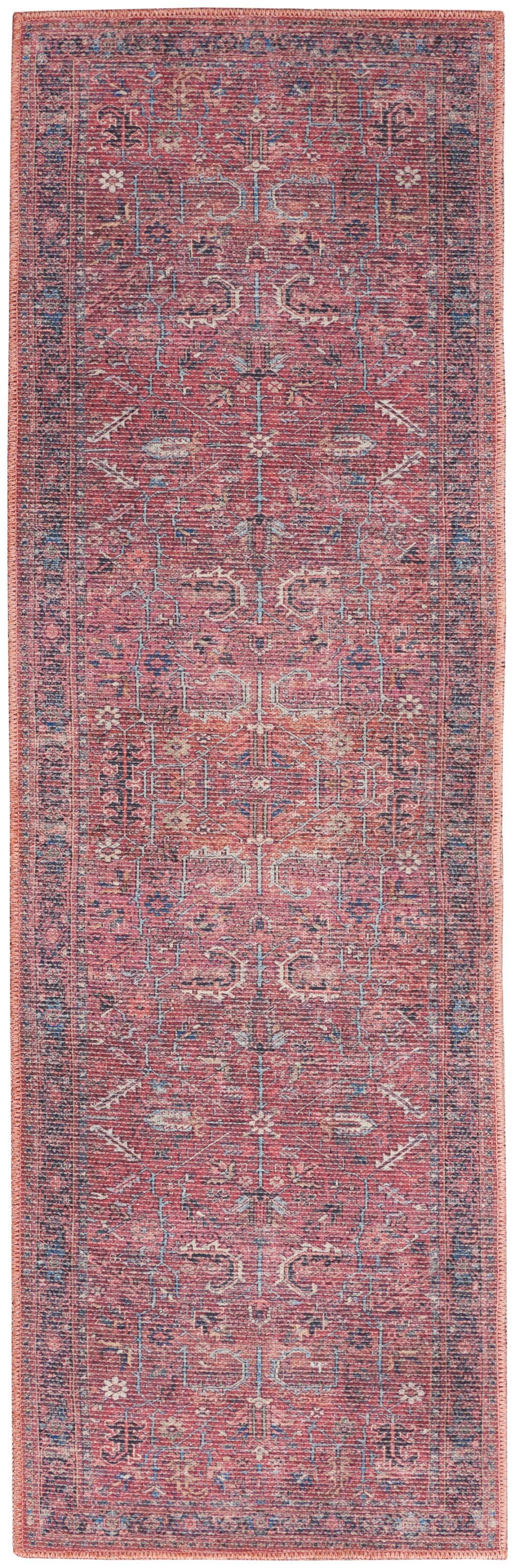 Nourison Nicole Curtis Series 1 Sr102 Brick Area Rug