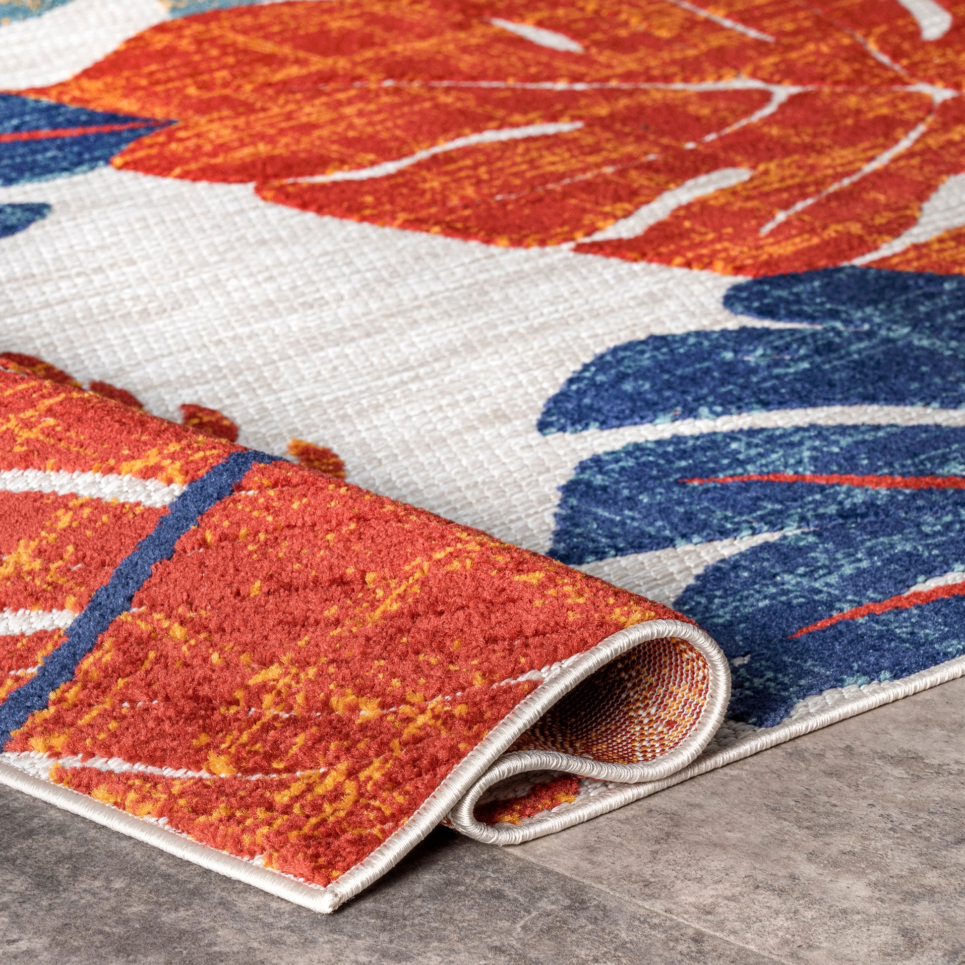 Nuloom Ryleigh Leaves Nry2633A Multi Area Rug