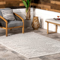 Nuloom Mindi Bold Nmi1658A Gray Area Rug