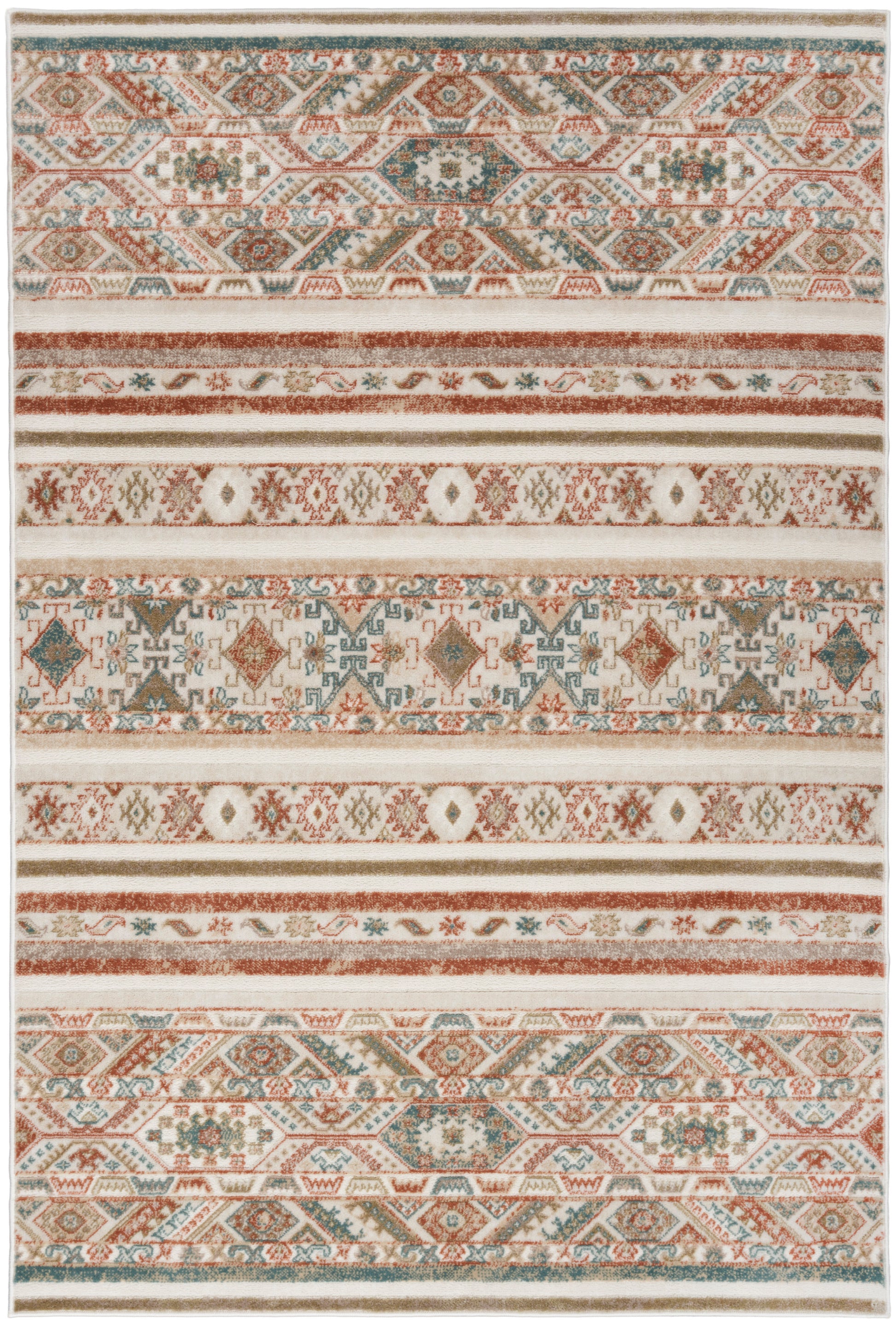 Nourison Thalia Thl03 Ivory Multicolor Area Rug