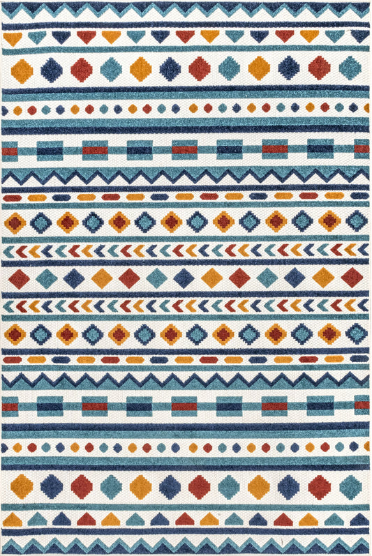 Nuloom Bea Bohemian Nbe2641A Blue Area Rug