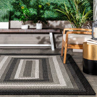 Nuloom Gwyneth Borders Ngw2003D Charcoal Area Rug