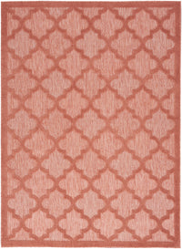 Nourison Easy Care Nes01 Coral/Orange Area Rug