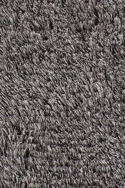 Chandra Joni Jon39302 Silver / Black Shag Area Rug