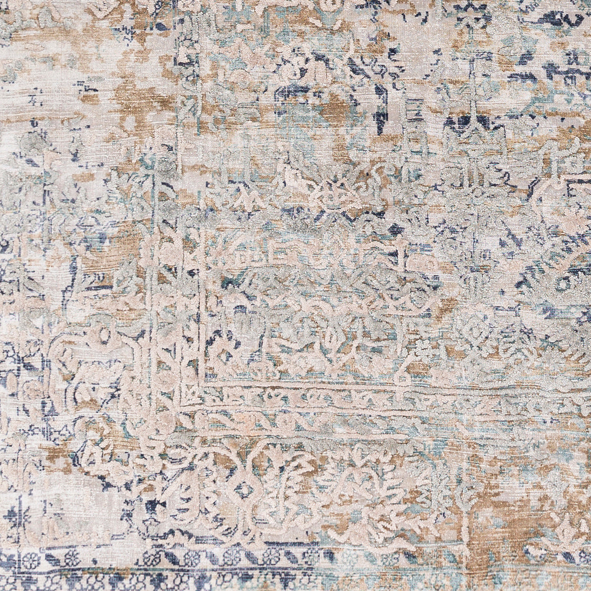Surya Jordan Jor-2300 Dark Blue, Teal, Dark Brown, Taupe Rugs.