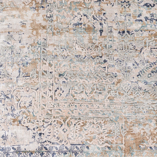 Surya Jordan Jor-2300 Dark Blue, Teal, Dark Brown, Taupe Rugs.