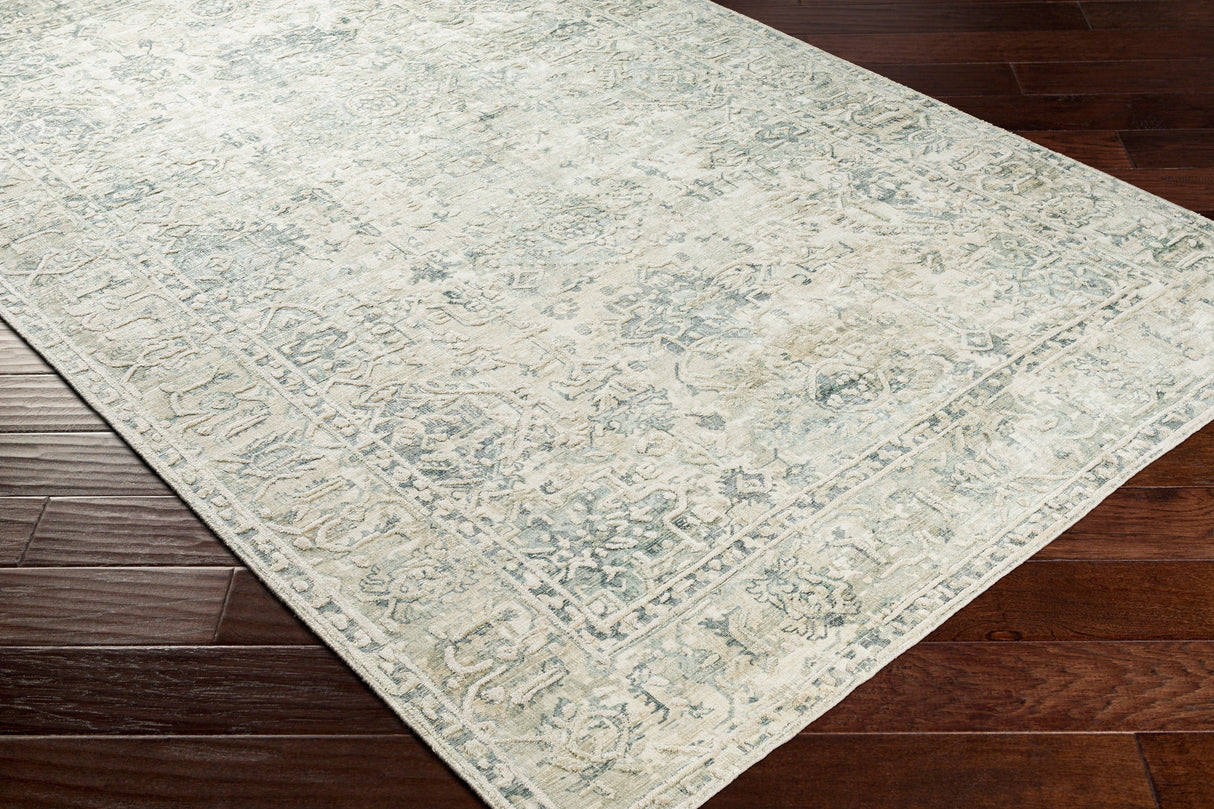Surya Jordan Jor-2301 Dark Blue, Denim, Khaki, Cream Rugs.