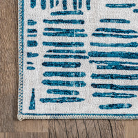 AreaRugs.com Wavaj Nwa1088A Blue Area Rug