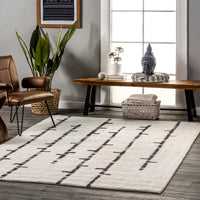 AreaRugs.com Wavaj Nwa1296A Ivory Area Rug