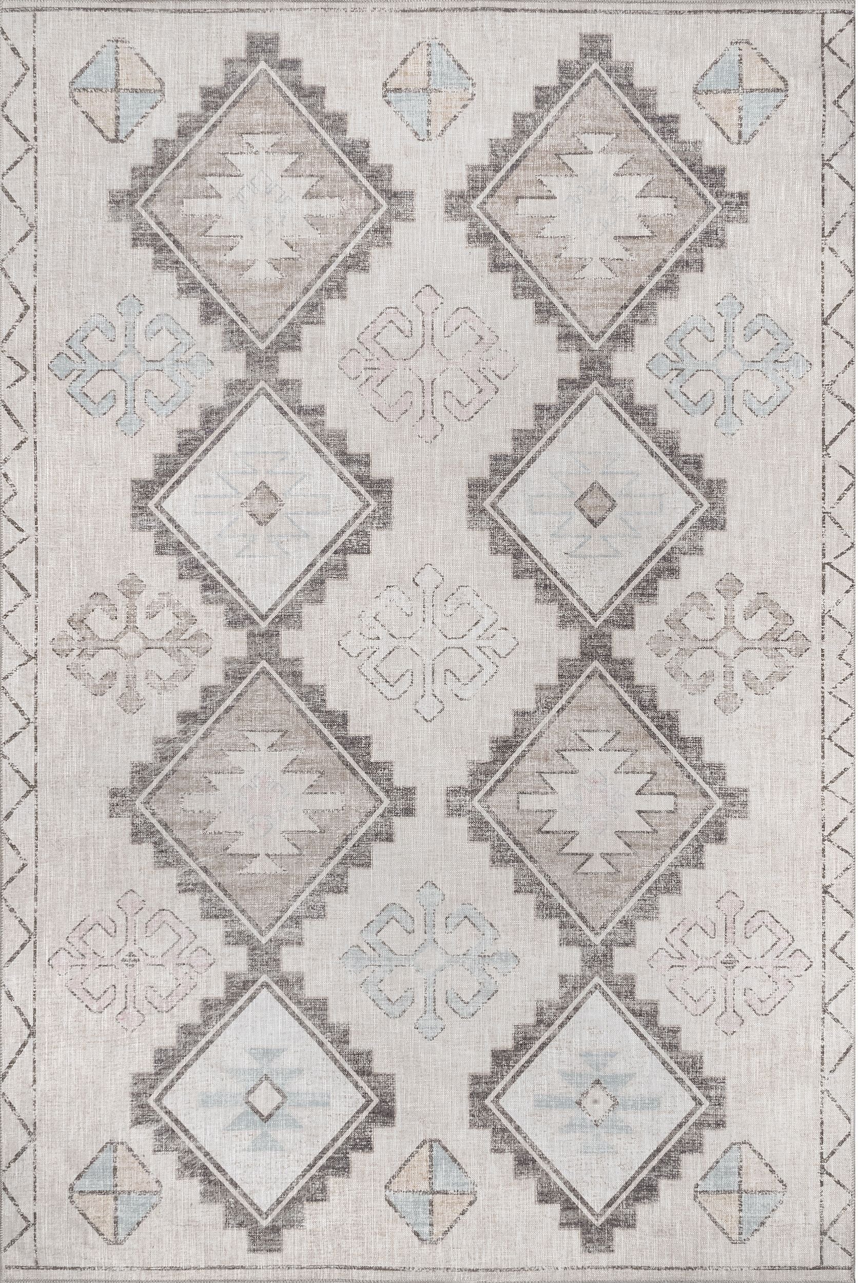 AreaRugs.com Wavaj Nwa1228A Khaki Area Rug