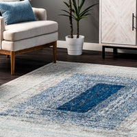 Nuloom Pauline Ombre Npa3116A Blue Area Rug