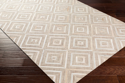 Surya Jardin Jrd-2300 Light Gray, Beige, Ivory, Taupe Area Rug